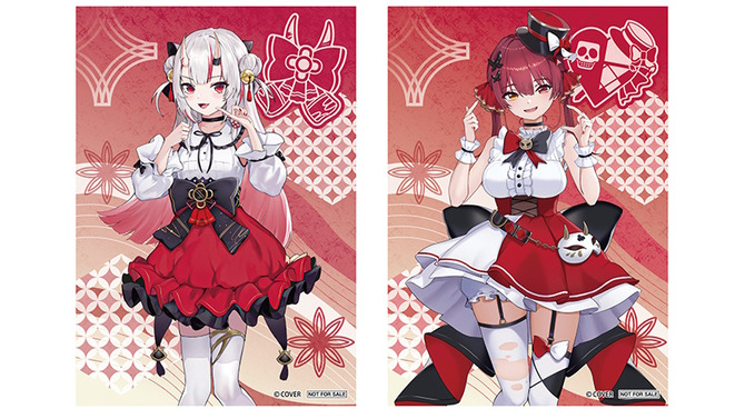 アニメイトで「ホロライブ」フェアが1月8日より開催！百鬼あやめ、宝鐘マリンら5人が「ONIKAWAII」をテーマに描き起こしグッズ化