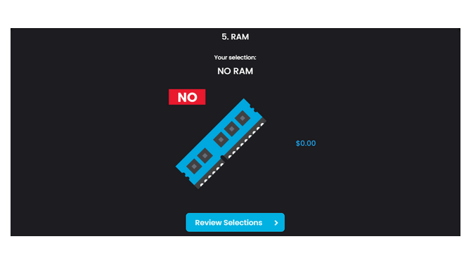 メモリだけでPC価格の4分の1…海外BTOショップが高騰と供給不足を受け「メモリ無し」オプションを提供開始
