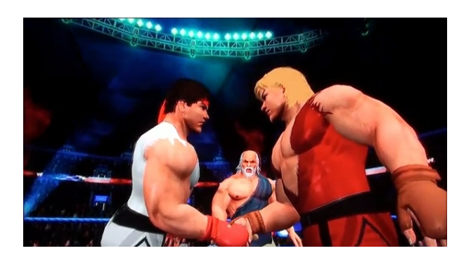 『Smackdown vs. Raw 2011』のエディット機能で『ストリートファイター』のキャラを再現！