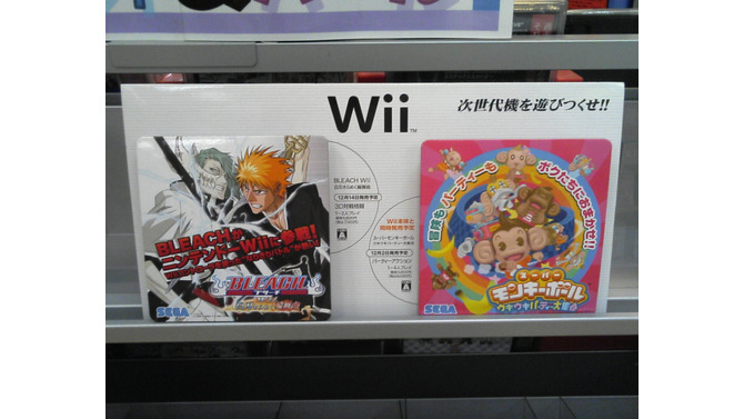 セガのWii『モンキーボール』・『BLEACH』のポップ