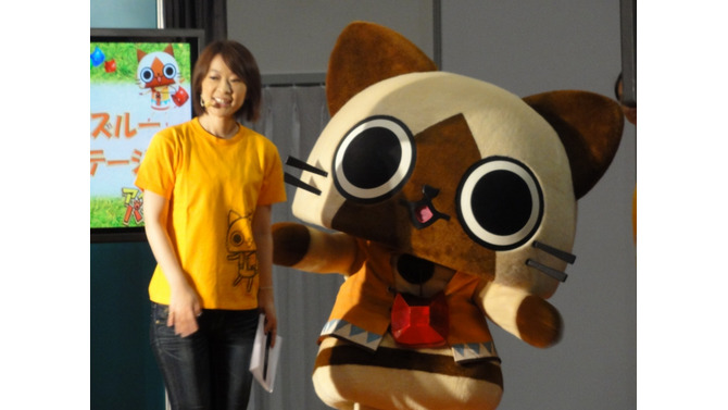 【TGS 2012】『アイルーでパズルー』鈴木Pとアイルーがファミリーコーナーにやってきた！