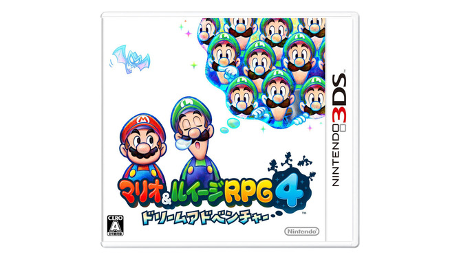 『マリオ＆ルイージRPG4 ドリームアドベンチャー』パッケージ