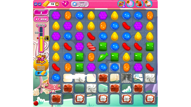 Candy Crush Sageのゲーム画面