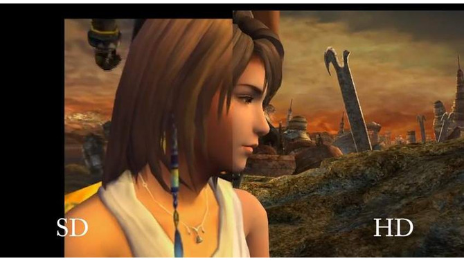 FINAL FANTASY X/X-2 HD Remaster SD、HD 画面比較