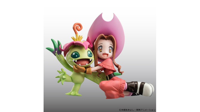 「デジモンアドベンチャー」よりフィギュア「太刀川ミミ＆パルモン」「泉光子郎＆テントモン」が登場