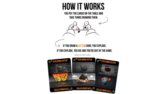 この猫、爆発します…カードゲーム『Exploding Kittens』が1日で目標資金の100倍を集め、既に300万ドル突破