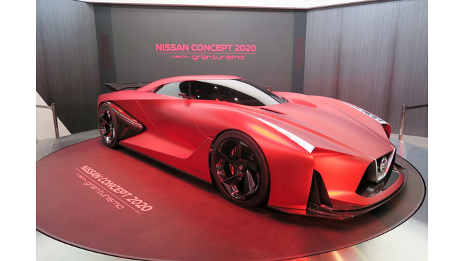 【東京モーターショー2015】日産が考える未来のスポーツカー「NISSAN CONCEPT 2020 VISION GRAN TURISMO」日本初公開