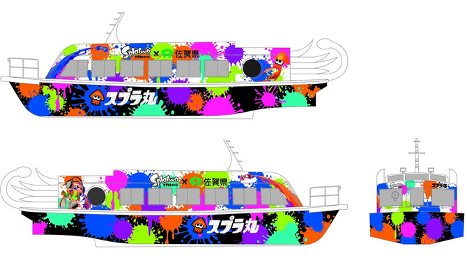 『スプラトゥーン』佐賀県コラボの続報！東京タワーにコラボショップがオープンし、観光遊覧船「スプラ丸」も登場