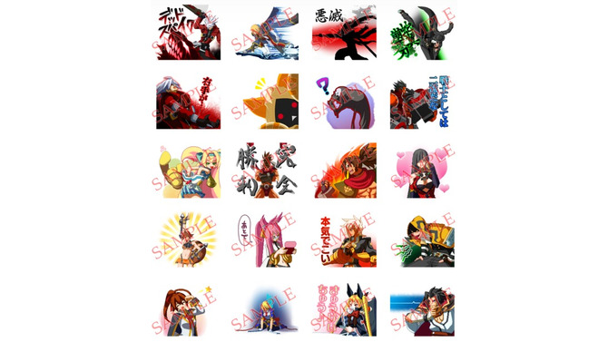 ゲーム内ドットを使用した『ブレイブルー』LINEスタンプ第3弾の配信開始