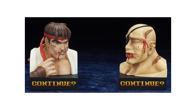 『ストII』負け顔がフィギュア化！「CONTINUE」するかは貴方次第