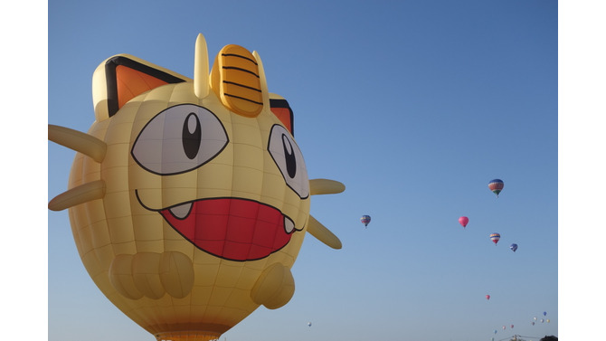 飛んだ！ニャース気球！ 佐賀バルーンフェスタで大空へ！！