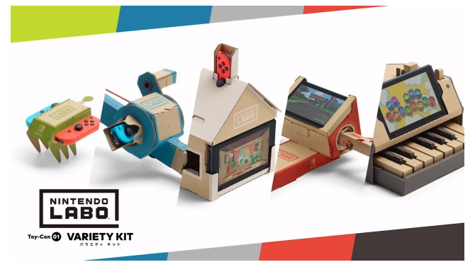 『Nintendo Labo』の紹介映像が一挙3本公開！2月15日より予約受付開始