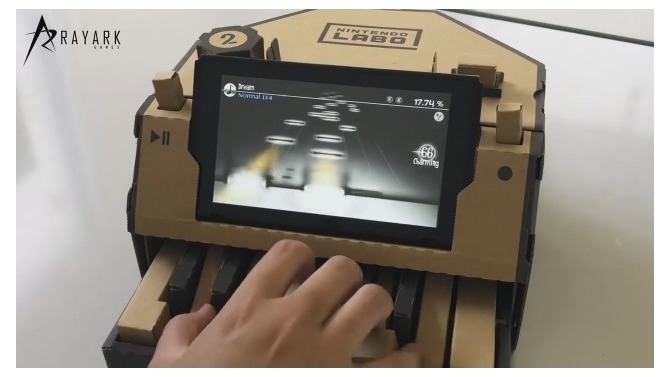 『DEEMO』を“リアル鍵盤”でプレイ!? 『Nintendo Labo』のピアノ型Toy-Conを組み合わせた技術テスト動画を披露