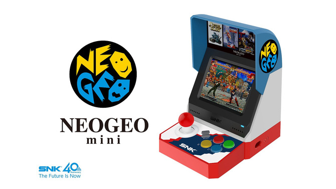 「NEOGEO mini」発表！名作・傑作タイトルを40作品内蔵したSNKブランド40周年記念ゲーム機