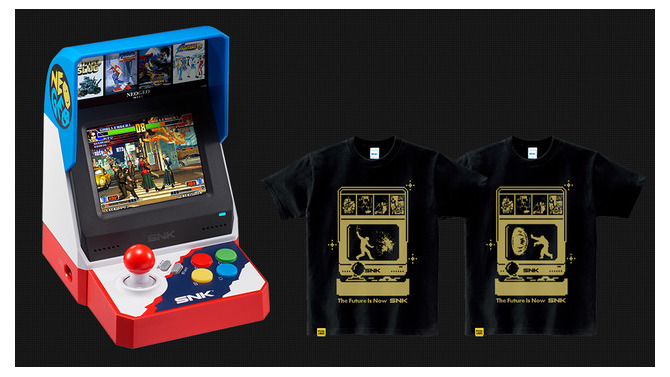 AmazonプライムデーでNEOGEO miniと「あの技」モチーフのTシャツセットが限定販売