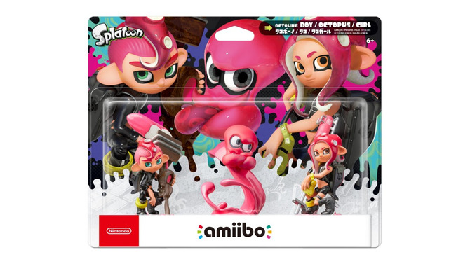 『スプラトゥーン2』「タコガール」「タコボーイ」「タコ」のamiiboが11月9日に販売開始