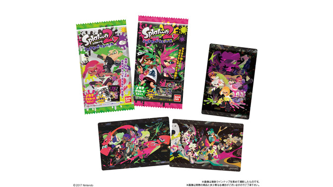 「スプラトゥーン2  イカすカードウエハース」発売開始―3時のおやつにイカが？