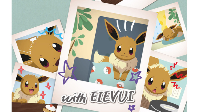 「Pokemonlife with EIEVUI」キービジュアル (C)Nintendo・Creatures・GAME FREAK・TV Tokyo・ShoPro・JR Kikaku (C)Pokemon