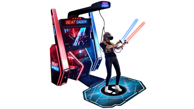 VRリズムゲーム『Beat Saber』アーケード版が日本初登場！那須ハイランドパークでライトセイバーを振るおう