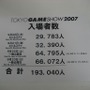 【TGS2007】ゲームショウ閉幕！来場者数は過去最高の19万3040人