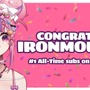 VTuber「Ironmouse（アイアンマウス）」Twitchサブスク世界一に―166時間ぶっ続けで『エルデンリング』をクリアしたKai Cenatを超える