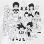 「ドラゴンボールDAIMA」TシャツがグラニフにてWEB先行予約受付中！小さくなったお馴染みの仲間たちを線画でシンプルにデザイン