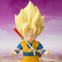 「ドラゴンボールDAIMA」より「スーパーサイヤ人孫悟空(ミニ)」がアクションフィギュア化！如意棒や“ニヤリ顔”含む3種表情パーツなど付属