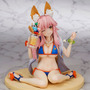 ウィンクする表情や佇まいが愛らしい！『FGO』より水着姿の「玉藻の前」がフィギュア化―最終再臨を常夏感たっぷりに再現