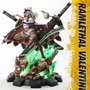約20万円！『ギルティギア』より「ラムレザル」1/4スケールスタチューが予約開始―2本の特大剣も重厚感に満ちた再現度