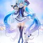 「雪ミク」×「クロミ」フィギュアが幻想的!ツインテールにはクリアパーツを採用、予約締切迫る