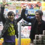 『NO MORE HEROES』発売記念イベントで、和田氏と須田氏のコンビが必死のPR