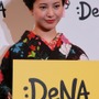 【フォトレポート】吉高由里子さんの着物姿がまぶしかった、ディー・エヌ・エー新ロゴ発表会