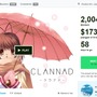 『CLANNAD』英語版の資金調達、1日足らずで達成…語り継がれる泣きゲーが世界へ