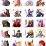 ゲーム内ドットを使用した『ブレイブルー』LINEスタンプ第3弾の配信開始