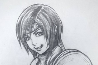 『FF7R インターグレード』野村哲也氏がユフィのイラストを公開！ ファン心をくすぐる小ネタやコメントも 画像