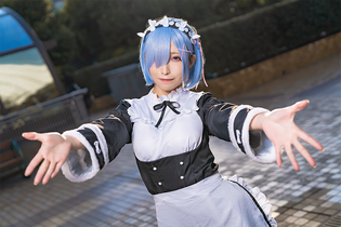 【コスプレ】『リゼロ』レムの氷季服がいつもと違う可愛さで良し！注目レイヤー・月野のあ【写真13枚】 画像