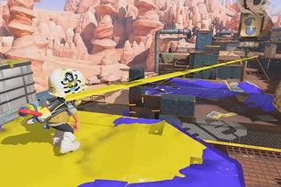 『スプラトゥーン3』新サブウェポン「ラインマーカー」公開！遠くまで一直線に攻撃、触れた相手をマーキング 画像