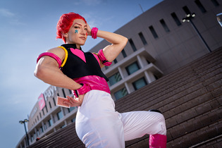 【コスプレ】『HUNTER×HUNTER』ヒソカの「バンジーガム」からは逃げられない！人気レイヤー・AKIHITO【写真24枚】 画像