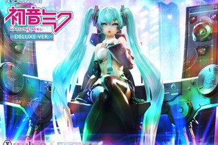 お値段、約16万円！「初音ミク」スタチューのリアルな表情にキュン―neco氏描き下ろしの歌姫にふさわしい特製ベースが付属 画像