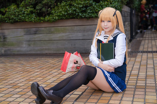 【コスプレ】春といえば『冴えカノ 』！英梨々が金髪を風に靡かせ可愛く登場！！注目レイヤー・かえで【写真9枚】 画像