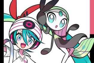 『ポケモン』×「初音ミク」第1弾コラボイラスト公開！メロエッタと組んだ「エスパー使いのミク」がお披露目 画像