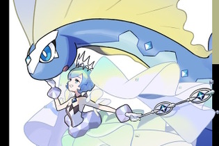 『ポケモン』×「初音ミク」第8弾コラボイラスト公開！アマルルガと組んだ「いわ使いのミク」がお披露目 画像