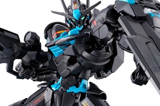 GNF限定「 HG 1/144 ガンダムエアリアル」が予約受付中！ブラックと鮮烈なネオンブルー成形が融合したインパクトのあるカラーに 画像