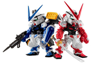 食玩「ガンダムアストレイRED ＆ BLUE セット」が本日22日13時より予約受付開始！豊富な武装が付属、それぞれ装備の交換も可能 画像