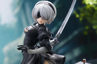 ひらめくスカートの躍動感！アニメ『ニーア オートマタ』より「2B」フィギュアが予約開始―白の契約を構える姿もクール 画像