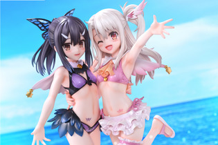 ぷにぷにのお腹に惹かれる？「Fate/kaleid liner プリズマ☆イリヤ ツヴァイ！」より「イリヤ」と「美遊」が立体化―キュートな水着で夏を楽しむ2人がほほえましい 画像