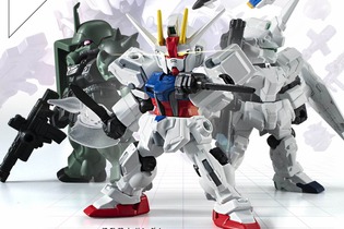 「機動戦士ガンダム MOBILE SUIT ENSEMBLE 10」がガシャポンオンラインで再販！ストライクやユニコーンなど全5種がラインナップ 画像