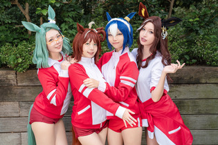 【コスプレ】『ウマ娘』4人併せがめちゃ楽しそう！赤ドレスが麗しい『ブルアカ』アルに『NIKKE』バイパーも揃った「アコスタ池袋」美女レイヤー7選 画像