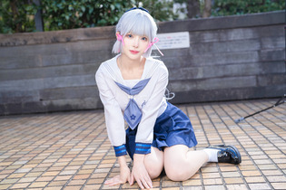 【コスプレ】制服姿の『原神』神里綾華さんがエモい！優美なポージングで魅せる美女レイヤー・雛月あや【写真9枚】 画像