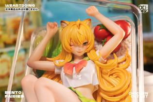 猫耳セーラー美少女、美味しいチキンカツレツと共にいただきます！半額で売られていたらしい「弁当の妖精」が今にも動きそうなフィギュア登場 画像